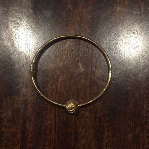 Gold Kate Spade knot bracelet